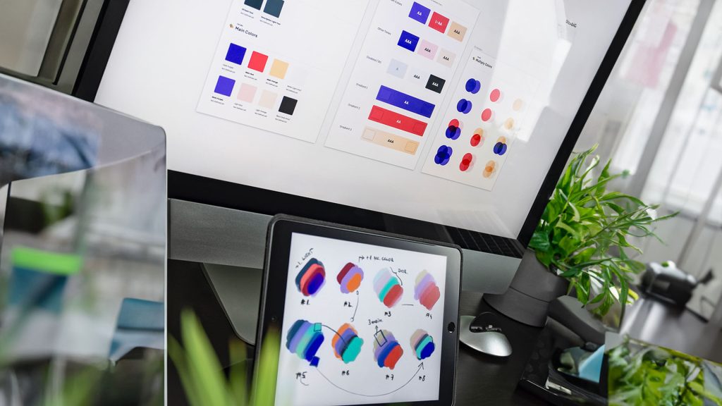 screens with branding process